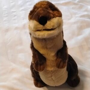 The Pedding Zoo Adorable Plush Otter Hand Puppet, 1994